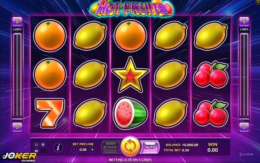 hot fruits joker gaming