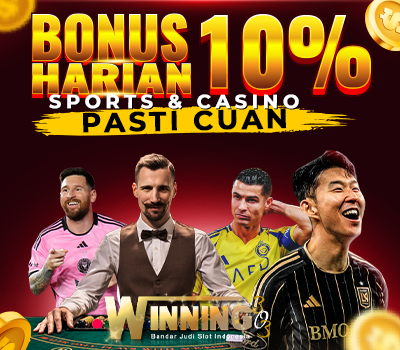 Bonus Harian 10% Sports & Casino Pasti Cuan