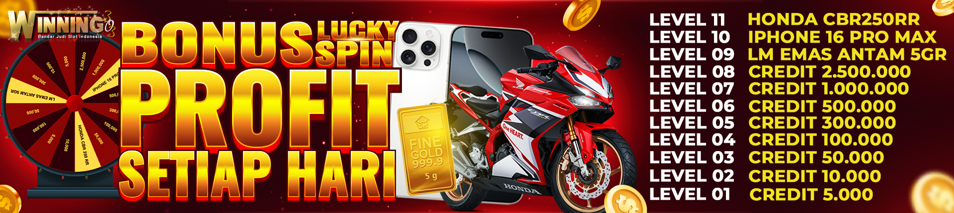 Bonus Lucky Spin Profit Setiap Hari
