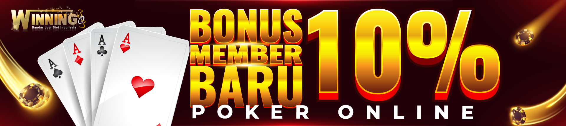Bonus Member Baru 10% Poker Online