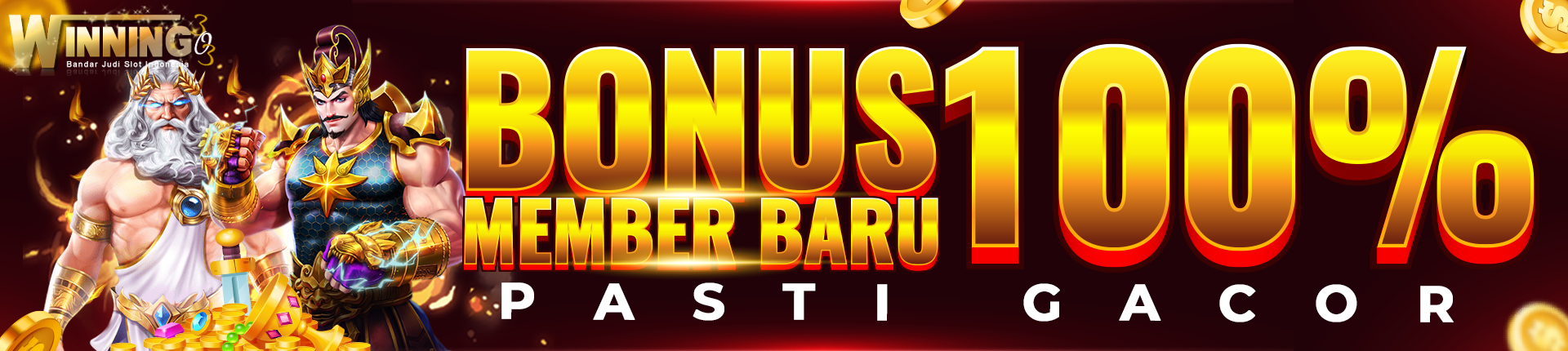 Bonus Member Baru 100% Pasti Gacor